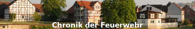 Chronik der Feuerwehr