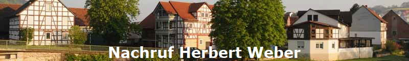 Nachruf Herbert Weber
